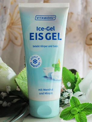 SCHMEES GMBH 100ml Vitawohl Eis Gel Eisgel Ice Menthol Minzöl Kühlgel kühlt erfrischt