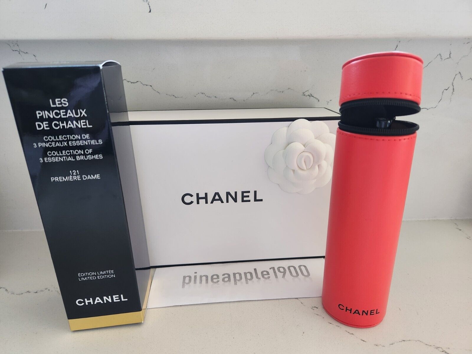 CHANEL, Makeup, Chanel 3 Piece Brush Set Premiere Dame