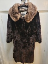 Maple Furriers J. Silverman’s Sons Dark Brown Fur Coat Size M/l