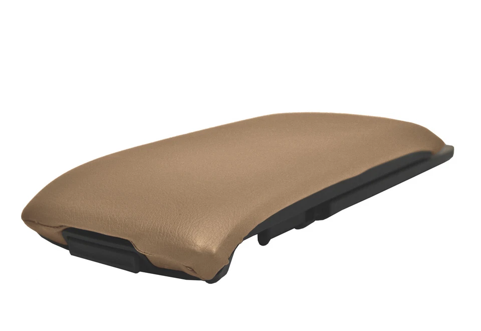 Se adapta a Nissan Murano 2003-2004 PVC Cuero Consola Tapa Deslizante Apoyabrazos Cubierta Beige Foto 3 de 4