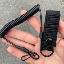 Spring Gun Lanyard Outdoor Safety Rope for Flashlight Camera Anti-lost