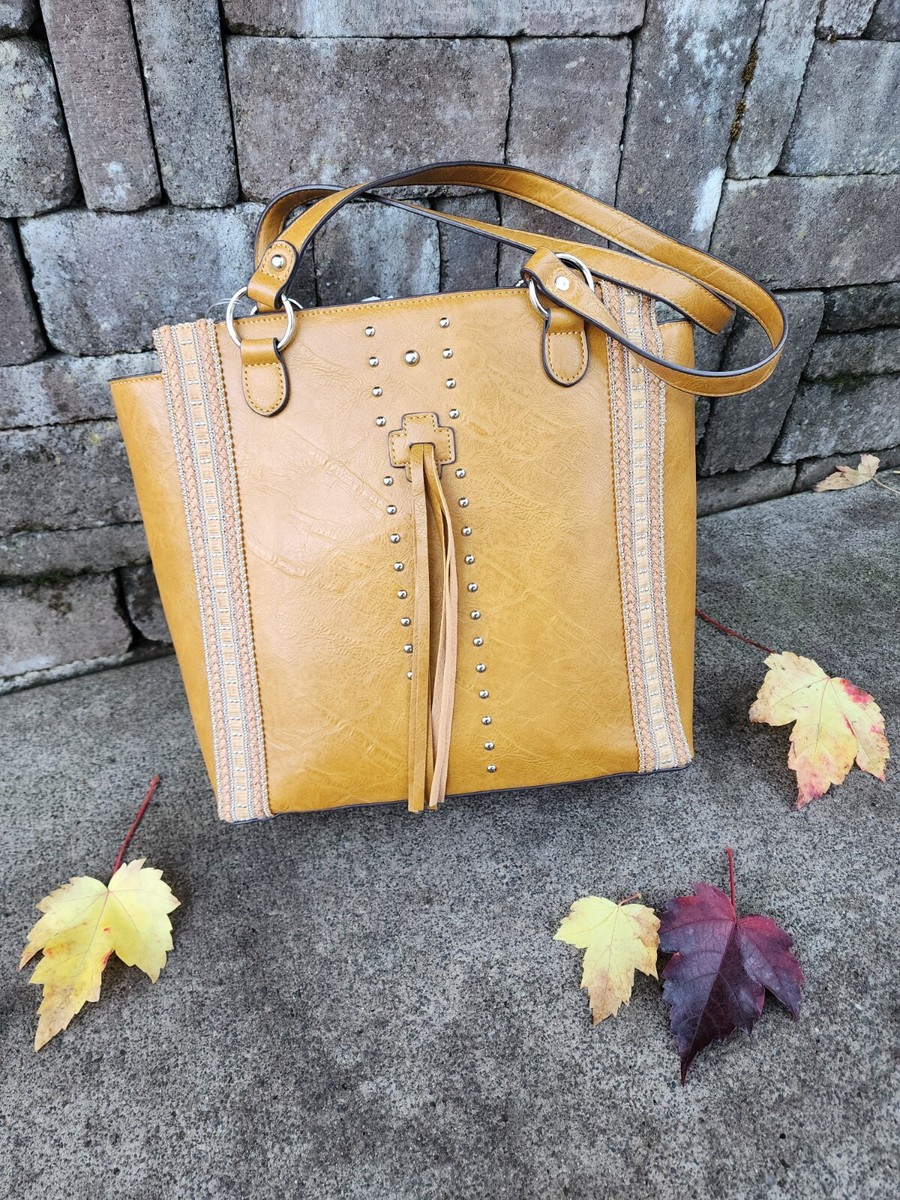 REIN & BRIDLE faux leather western purse COGNAG, burnt REIN & BRIDLE faux leather western purse COGNAG, burnt