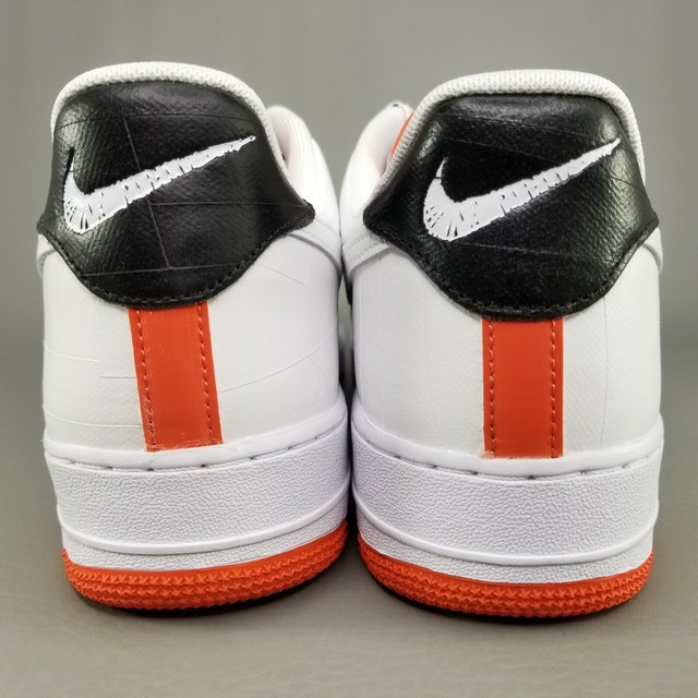 Nike Air Force 1 '07 Lv8 NY VS Ny' White Black Orange - Men's Size 14 for sale online | eBay