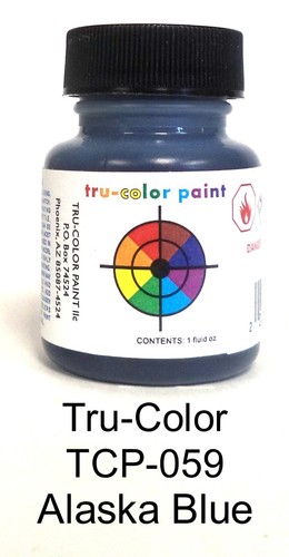 Tru-Color TCP-059 ARR Alaska Railroad Blue 1 oz Paint Bottle | eBay