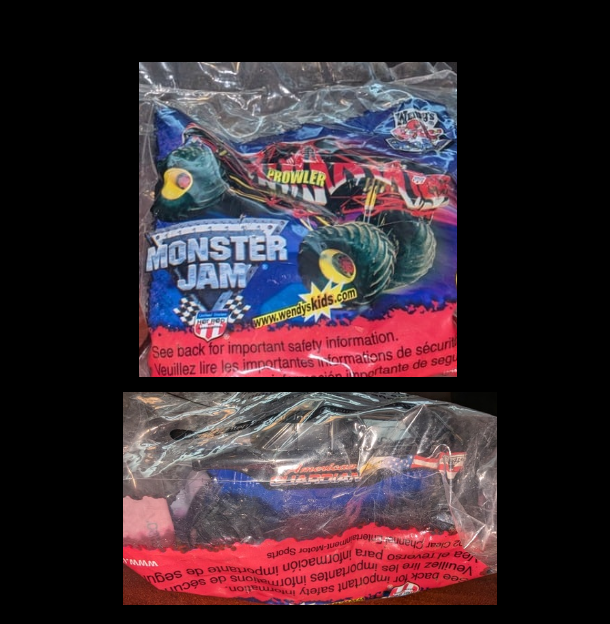 VTG 2002 Monster Jam Prowler American Flag Monster Truck Toy Figure Wendy's Brand New