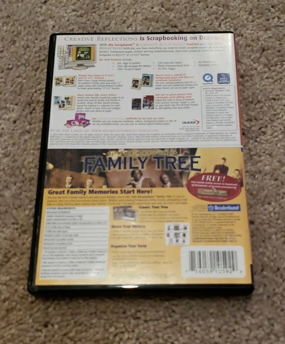 My Scrapbook 2 Creative Reflections Edition & Generations Family Tree PC Program - Image 2 of 4