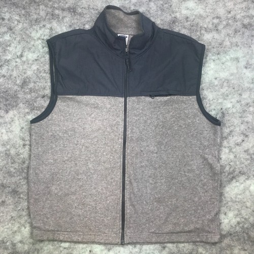 Old Navy Vest Mens Large Grey Blue 