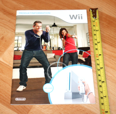 Nintendo Wii Werbung Promo Booklet / Heft advertise Ad / Flyer | eBay