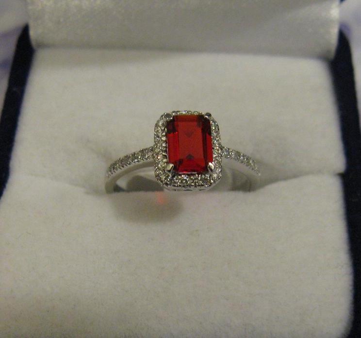 Bague En Argent Massif Rhodié Taille 52 - Croisée, Pavé De Diamants Cz Noir Et Blanc