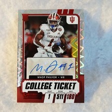 2021 Panini Contenders Draft Pick Red Explosion College Ticket Auto Whop Philyor