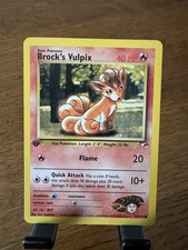 Pokémon TCG Brock’s Vulpix || 1st Edition || 73/132 || Gym Heroes || NM on eBay