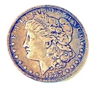 1887 O Morgan Silver Dollar