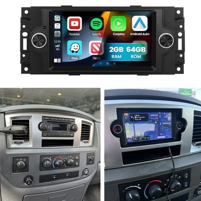 2+64GB Apple Carplay Android 15 Autoradio Für Dodge RAM 1500 2006-2008 WIFI GPS
