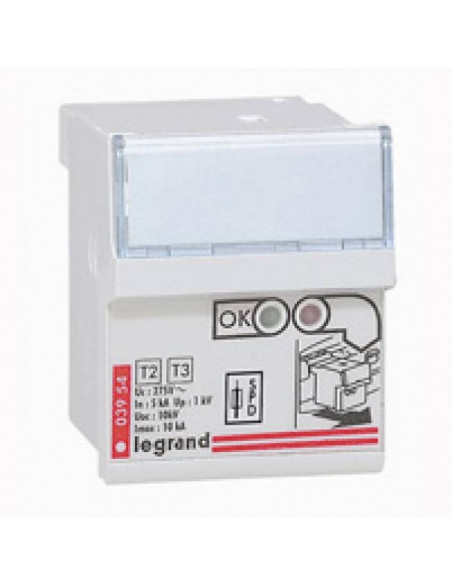 Cassette de remplacement Legrand robuste de type varistance pour coffret modulaire