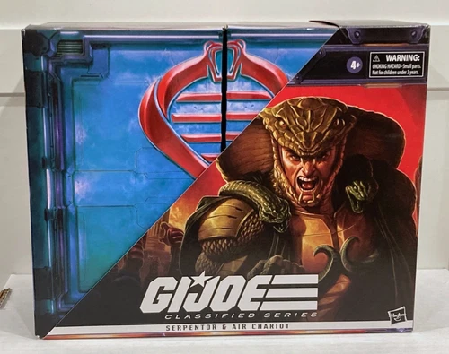 New Sealed Hasbro G.I.Joe classified Serpentor & Air Chariot 57 SDCC Exclusive