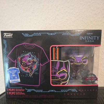 Marvel Wakanda Forever Black Panther Pop & Tee S Figurenset Funko Exclusive