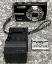 Olympus Stylus 1010 Black 10.1MP Digital Camera Battery  Charger Tested