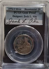 PCGS GEM PROOF 1976-S BICENTENNIAL SILVER QUARTER SIGNATURE SERIES ARTIST SIGNED