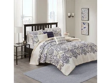 Madison Park 6 piece Full/Queen Coverlet Set