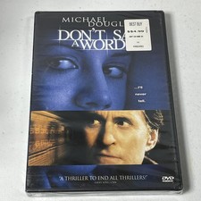 Don't Say a Word DVD 2001 Michael Douglas Thriller Director's Cut