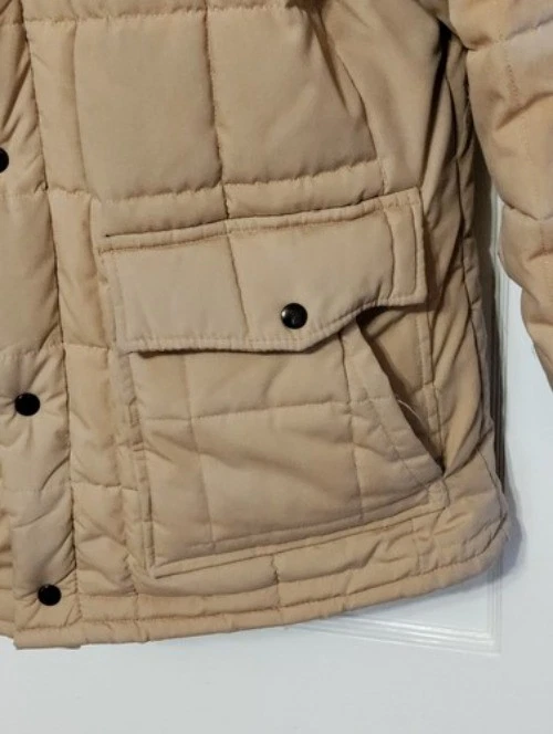 Chaqueta de bombardero de vuelo Cooper Sportswear vintage cuello de piel abrigo acolchado talla 42 Foto 2 de 4