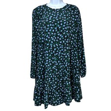 Loft Women Cottage Tiered A-Line Dress Floral Size S Flowy Romantic Feminine NWT