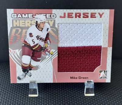 In the Game 2006-07 Heroes Prospects Game-Used Jersey Mike Green Hershey GUJ-05