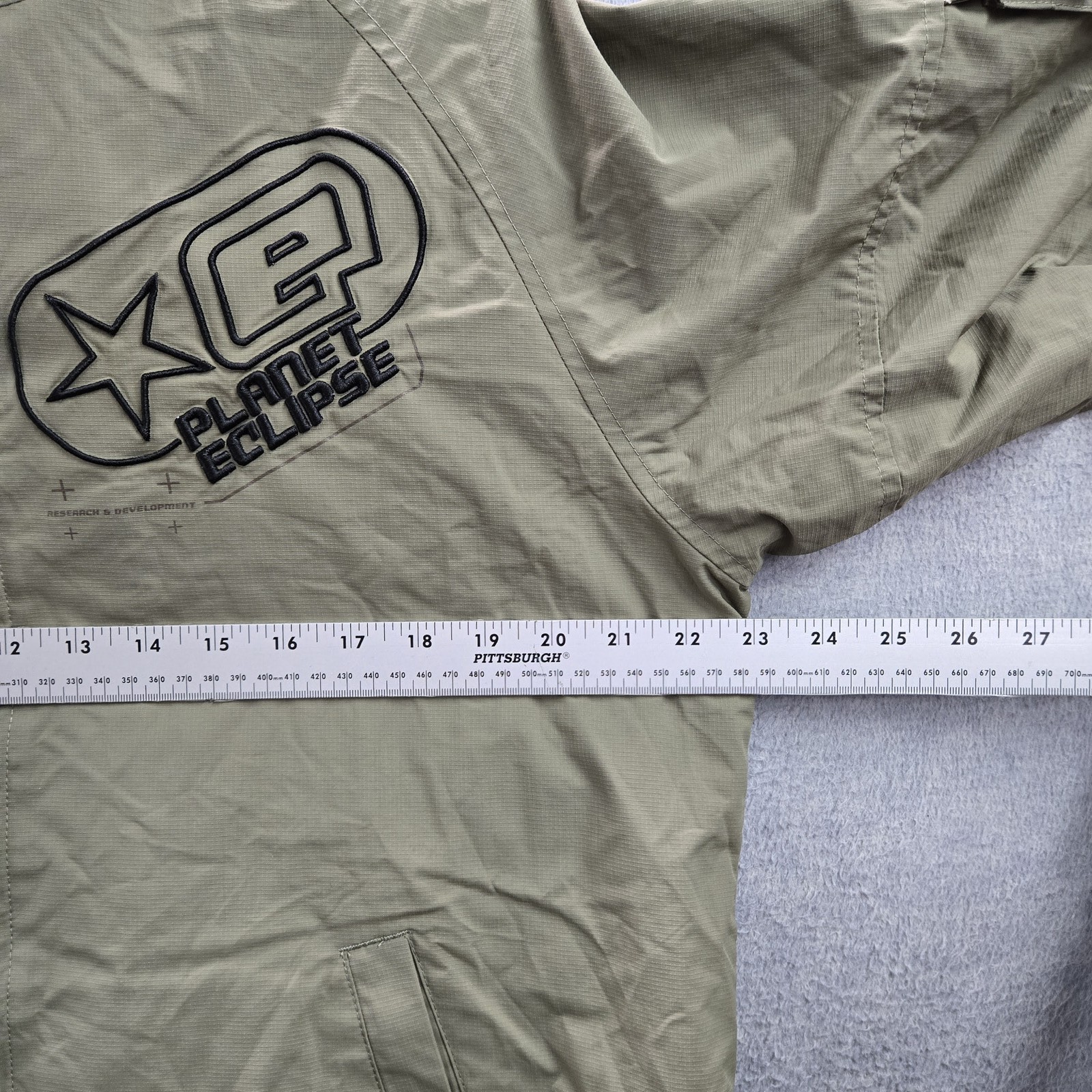 Planet Eclipse Men Jacket M Green Logo Embroidery… - image 10