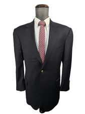 JOS. A. BANK Mens Navy Blue PURE WOOL Classic Sport Coat Blazer Suit Jacket 42R