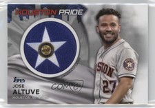 2022 Topps Series 1 City Flag Commemorative Relics Jose Altuve Patch tj1