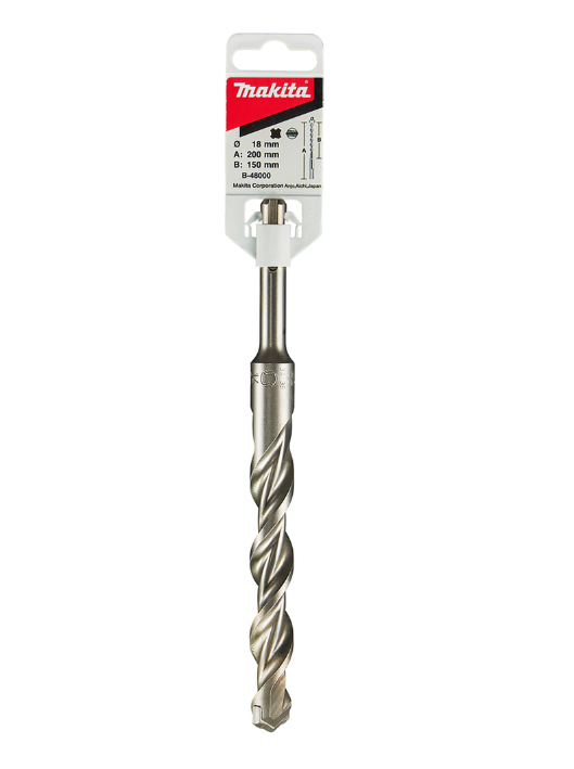 Makita Concrete Drill Bit 18x200MM TCT SDS+ B-48000