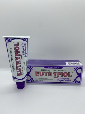 Euthymol Purple Whitening Toothpaste (3.7 fl oz)   for Yellow & Sensitive Tee...