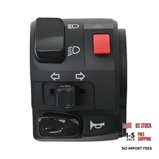 7/8" 22mm Left Handlebar Switch, Horn Turn Signal Warning Light Switches, for