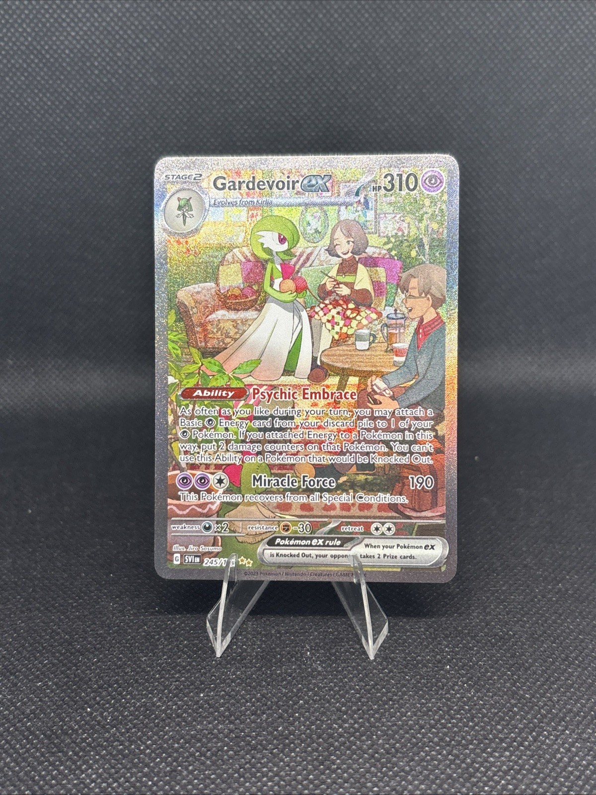 2023 Pokemon Scarlet & Violet Gardevoir Ex SIR 245/198 NM