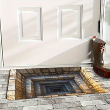 2D Doormat Non-Slip Welcome Mat Front Door Entryway Bedroom Laundry Home Decor