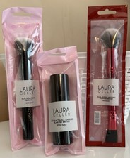 LAURA GELLER 3 NEW MAKE UP BRUSHES FOUNDATION, KABUKI  DUAL-ENDED POWDER 