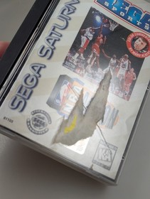 Sega Saturn Lot 5 Games Jurassic Park Lost World NBA Action NHL WSB 98 Complete