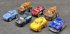 Mattel Disney/Pixar Cars Mini Racers Diecast Car Lot of 7 1:55 Scale