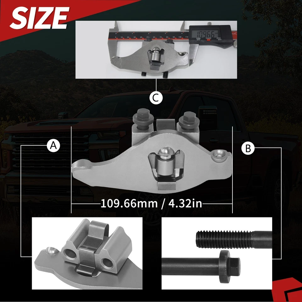 Brazo basculante de admisión EPChunMi F4TZ-6564-A para F250 F350 450 E350 94-03 7,3 L V8 Foto 4 de 4