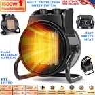 ELECTRIC FORCED AIR HEATER WHOLE ROOM SPACE HEATER PORTABLE FAST HEAT ETL LISTED