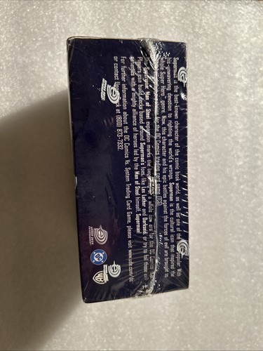 UPPER DECK SUPERMAN MAN OF STEEL VS SYSTEMS BOOSTER BOX NEW SEALED FIRST 1ST ED - Picture 3 of 3