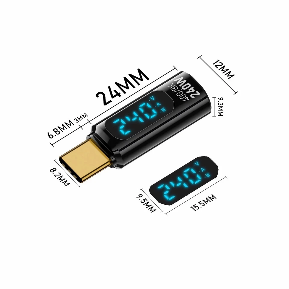 B43 Ultimate USB-C Adapter 240W Fast Charging, 40Gbps, 8K Video Mobile Laptop PC - Image 2 of 4