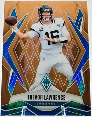2025 Panini Phoenix Trevor Lawrence Bronze Hyper /50 Jersey Match Jaguars