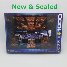 SEALED Space Shuttle Cockpit 1000 Piece Jigsaw Puzzle Eurographics New Complete
