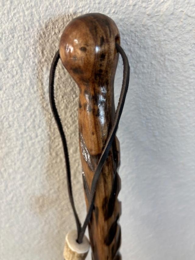 Unique Handmade Maple Walking Stick - image 4