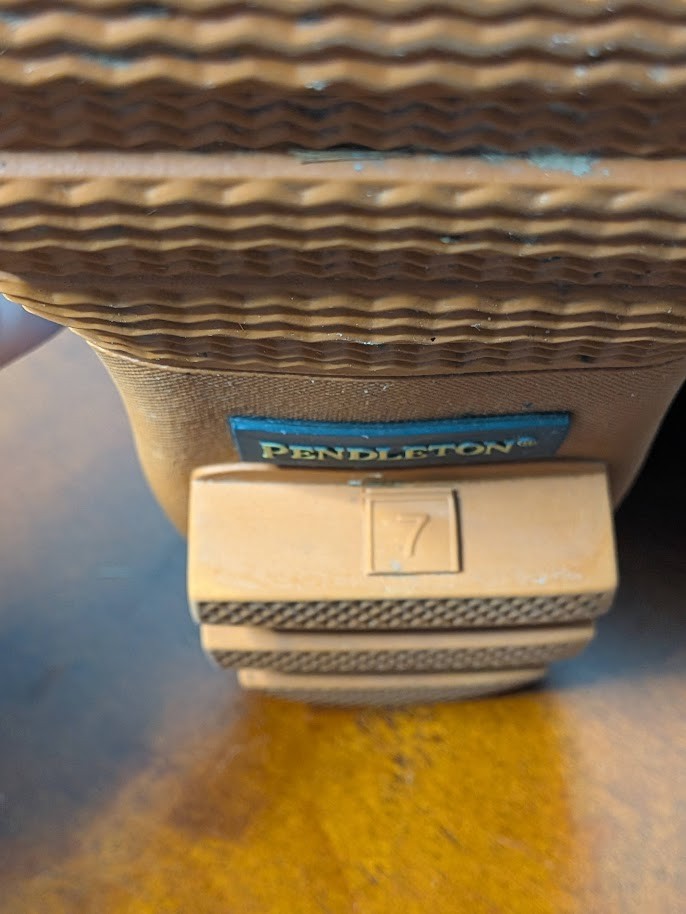 Pendleton wo. 7 Garden Clogs Blue Rubber Southwes… - image 7