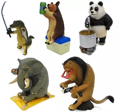 Animal Camp Mini Figure Set All 5 Types Toshio Asakuma Series 2