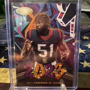 WILL ANDERSON JR. 2023 Panini Certified GRAFFITI ROOKIE SP RC Texans TP-12