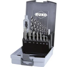 RUKO 259048RO 14-Piece Machine Male Kit M3 - M12 DIN 352, DIN 376, DIN 33