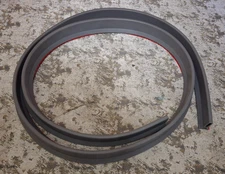 Collapsible Shower Threshold Water Dam Water Retention Barrier 2" x 118" Gray